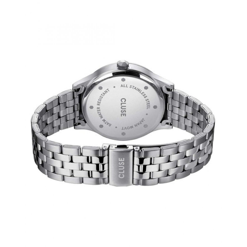 CLUSE Aravis Ανδρικό Ρολόι Ασημί Ανοιξείδωτο Ατσάλι μπρασελέ CW22702