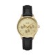 CLUSE Ρολόι Minuit Multifunction Mαύρο Δερμάτινο Λουρί CW10705 