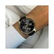 CLUSE Ρολόι Minuit Multifunction Μαύρο Δερμάτινο Λουρί CW10708