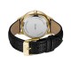 CLUSE Ρολόι Minuit Multifunction Μαύρο Δερμάτινο Λουρί CW10708