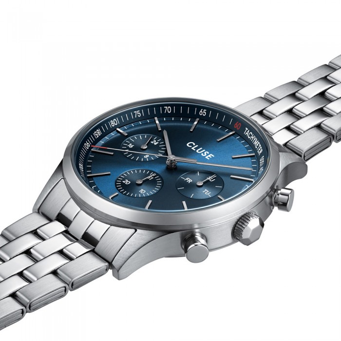CLUSE Anthéor Multifunction Ανδρικό Ρολόι Ασημί Ανοιξείδωτο Ατσάλι μπρασελέ CW21003