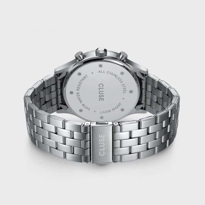CLUSE Anthéor Multifunction Ανδρικό Ρολόι Ασημί Ανοιξείδωτο Ατσάλι μπρασελέ CW21003