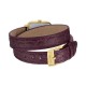 CLUSE Gracieuse Petite Crystals Ρολόι Μπορντό Διπλό Δερμάτινο  Λουρί CW11822
