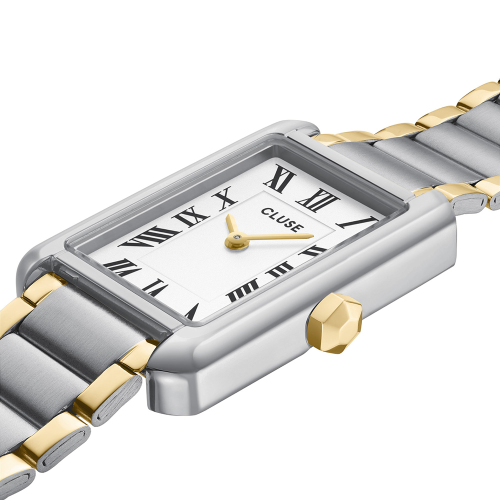 CLUSE Belisenna Ρολόι Δίχρωμο Ανοξείδωτο Ατσάλι CW15003