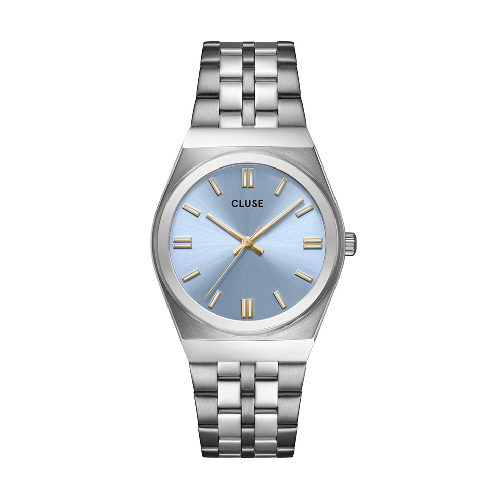 CLUSE Retro 70's Ρολόι Ασημί Ανοξείδωτο Ατσάλι CW35102 CLUSE Retro 70's Ρολόι Ασημί Ανοξείδωτο Ατσάλι CW35102