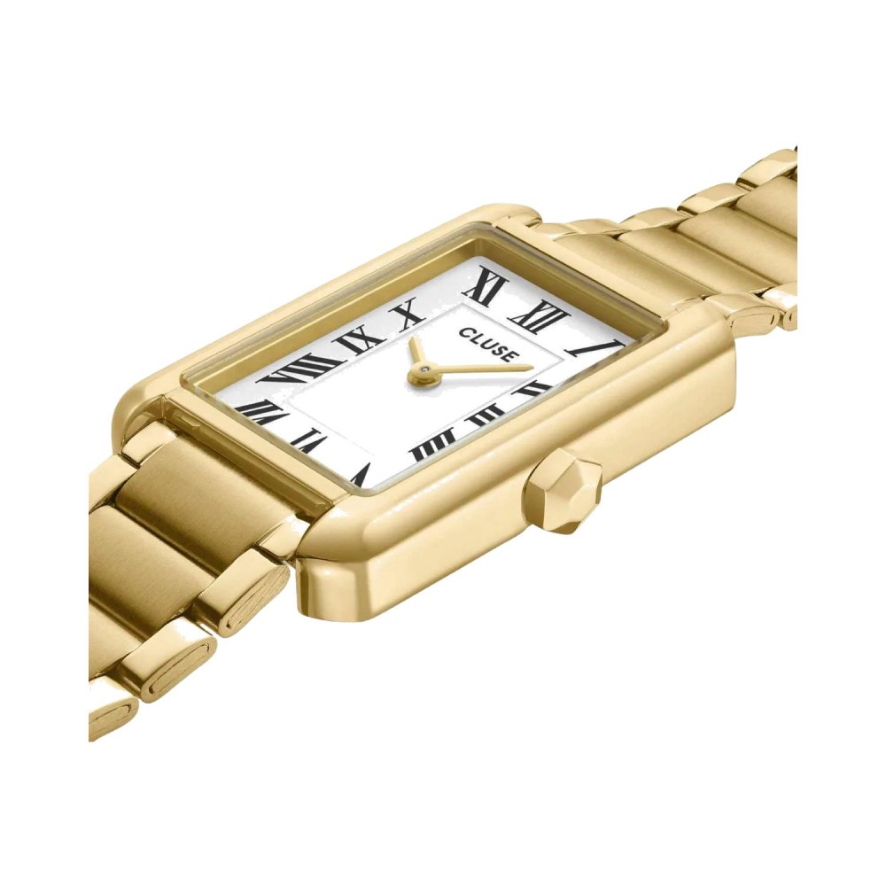 CLUSE Belisenna Γυναικείο Ρολόι Επιχρυσωμένο Ανοξείδωτο ατσάλι μπασελέ  Gift Box CG15001
