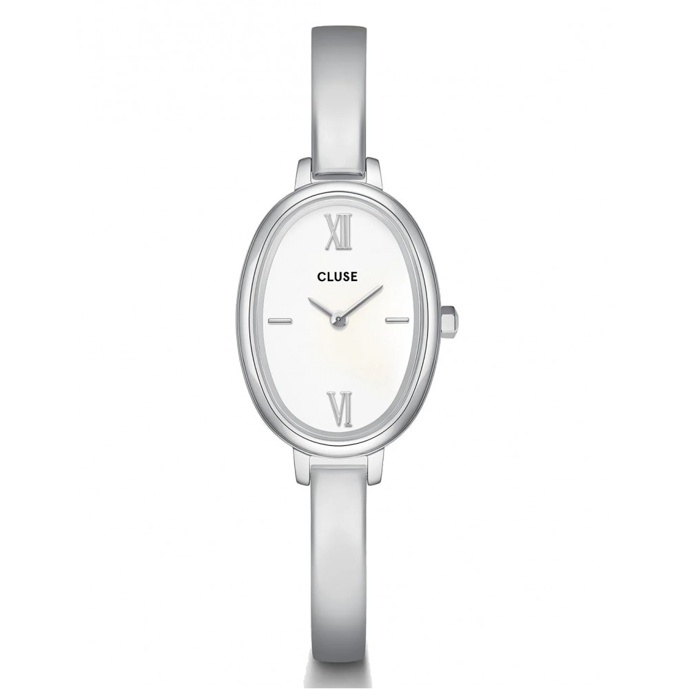 CLUSE L'Ovale Γυναικείο Ρολόι Επιχρυσωμένο Ανοξείδωτο Ατσάλι μπρασελέ CW16102