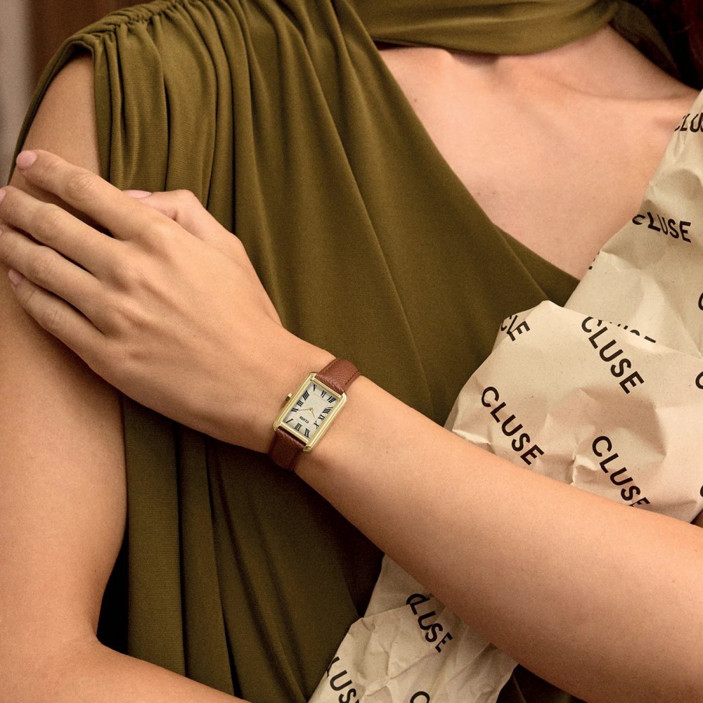 CLUSE Belisenna Γυνακείο Ρολόι Καφέ Δερμάτινο λουράκι CW15008