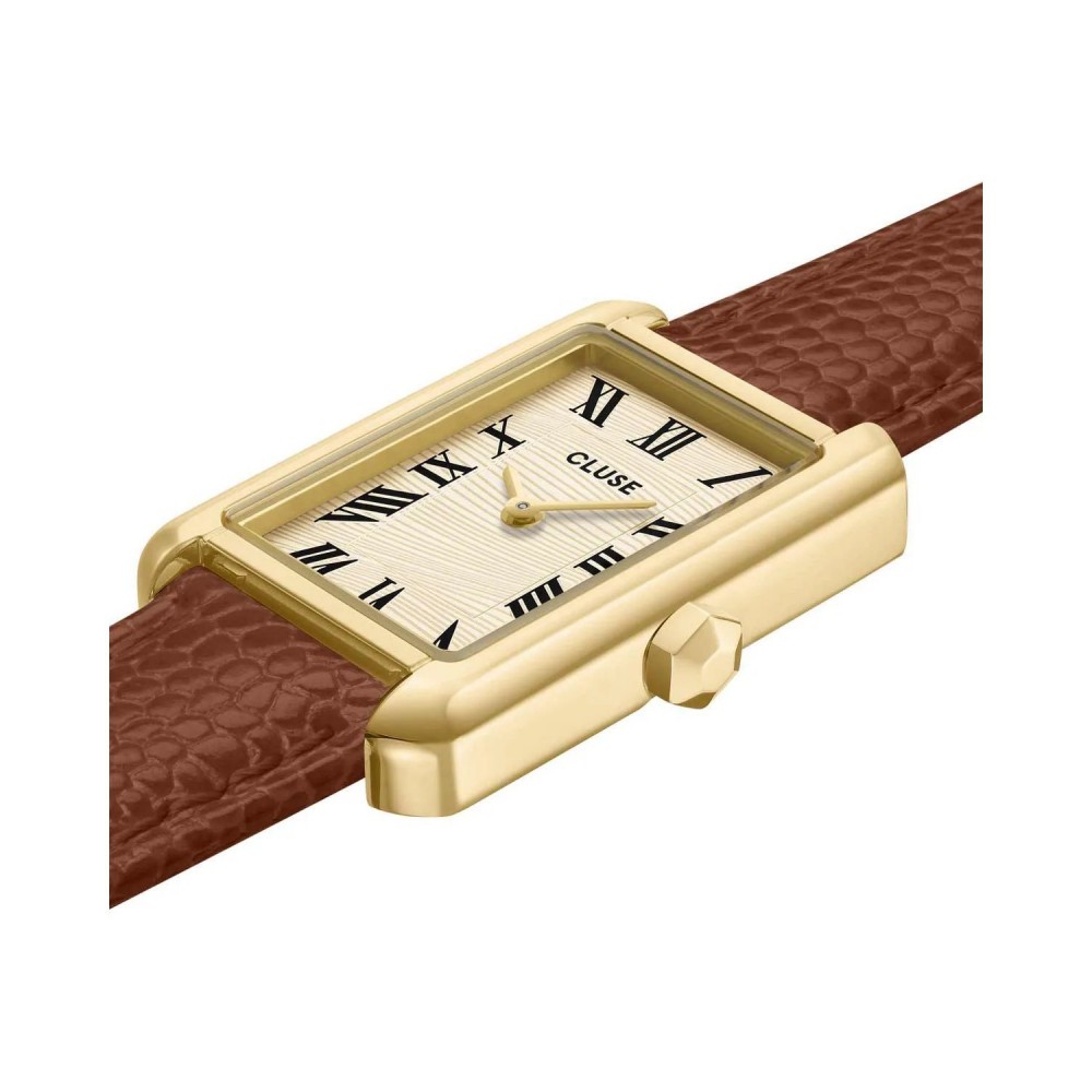CLUSE Belisenna Γυνακείο Ρολόι Καφέ Δερμάτινο λουράκι CW15008