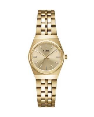 CLUSE Retro 70's Woman's Watch Gold Stainless Steel bracelet CW16302
