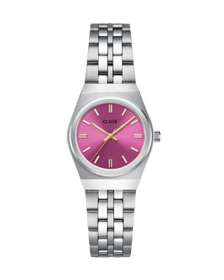 CLUSE Retro 70's Woman's Watch Silver Stainless Steel bracelet CW16303