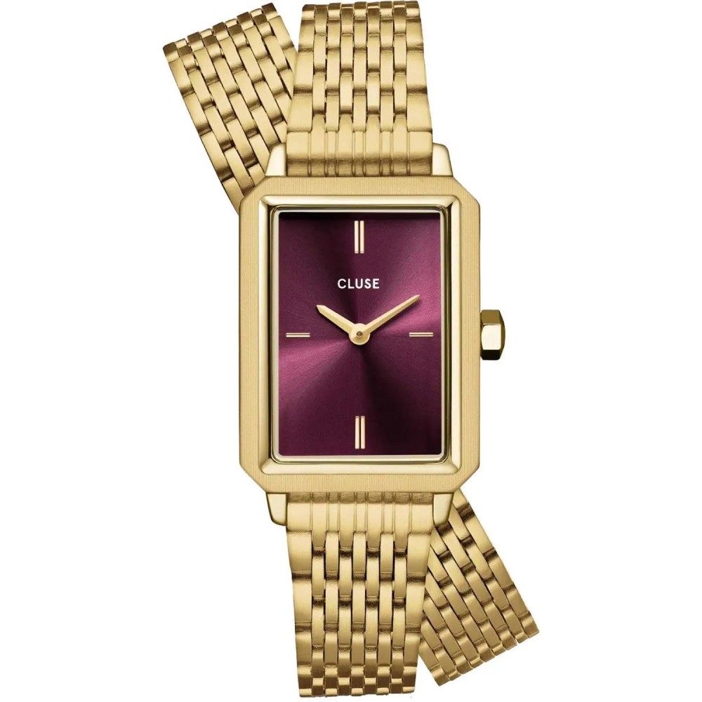 CLUSE Fluette Ρολόι Επιχρυσωμένο Ανοξείδωτο Ατσάλι Διπλό Επίχρυσο Ανοξείδωτο Ατσάλι μπρασελέ CW11516