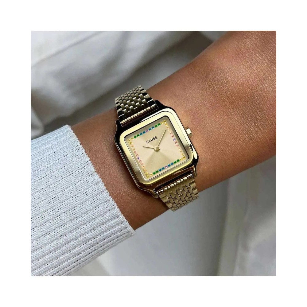 CLUSE Gracieuse Petite Ρολόι Γυναικείο Επιχρυσωμένο Ανοξείδωτο Ατσάλι Μπρασελέ CW11823