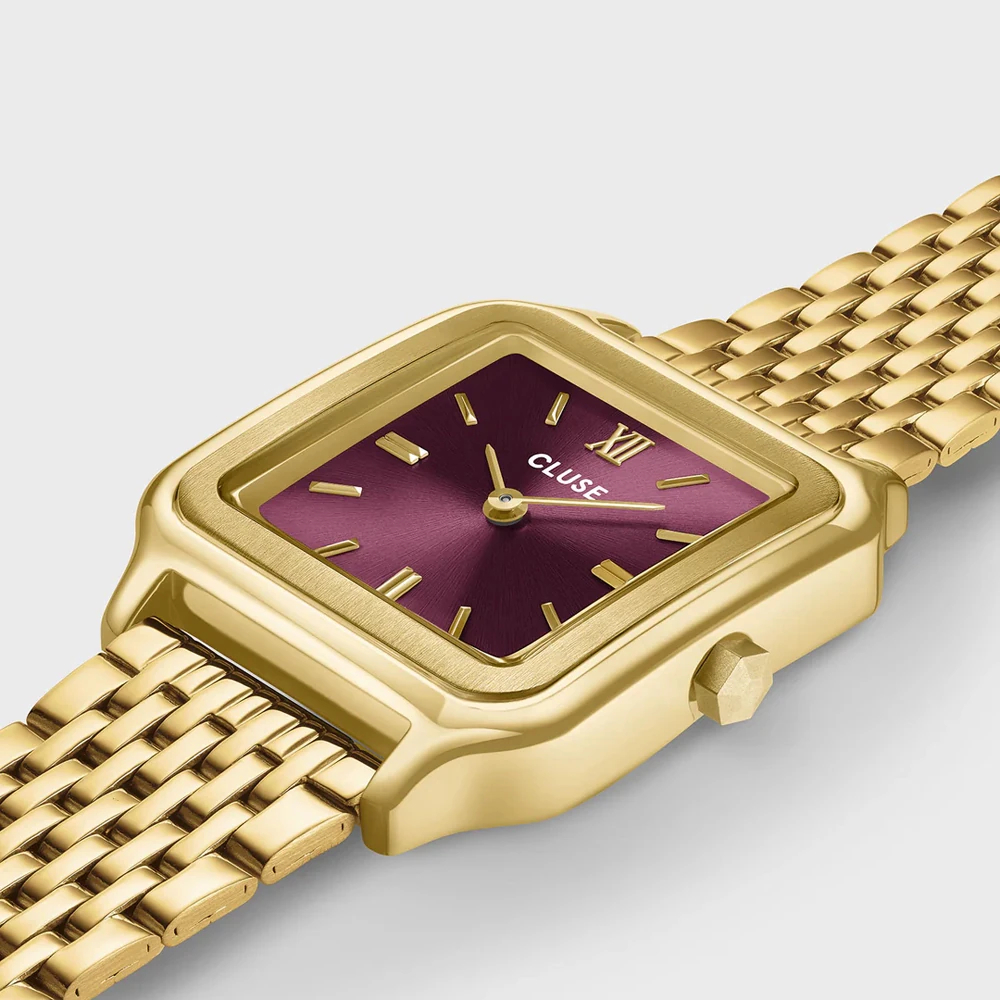 CLUSE Gracieuse Petite Ρολόι Γυναικείο Διπλό Επιχρυσωμένο Ανοξείδωτο Ατσάλι Μπρασελέ CW11910