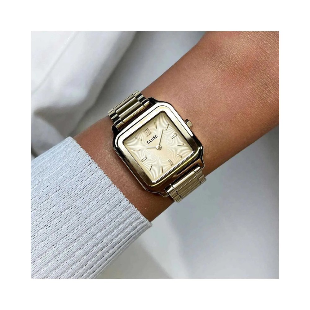 CLUSE Gracieuse Ρολόι Γυναικείο Επιχρυσωμένο Ανοξείδωτο Ατσάλι Μπρασελέ CW11911