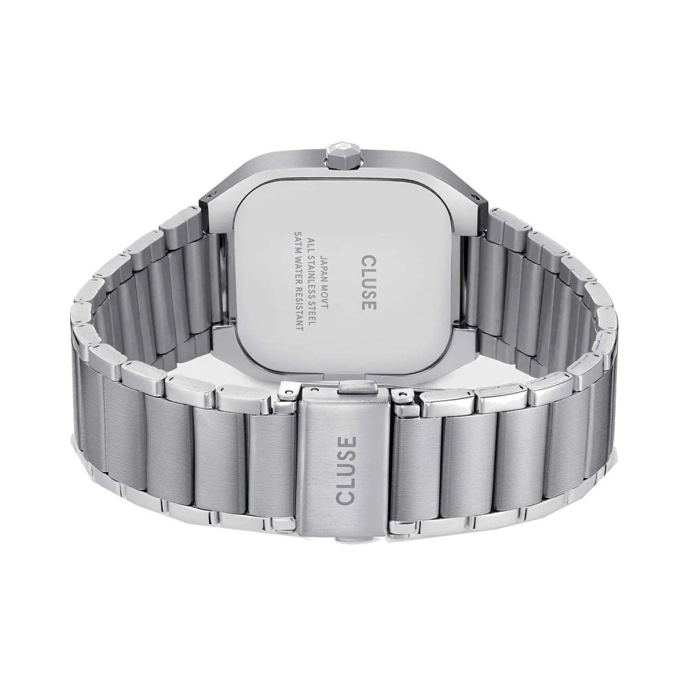 CLUSE Quadrus Ανδρικό Ρολόι  Ανοιξείδωτο Ατσάλι μπρασελέ CW25701
