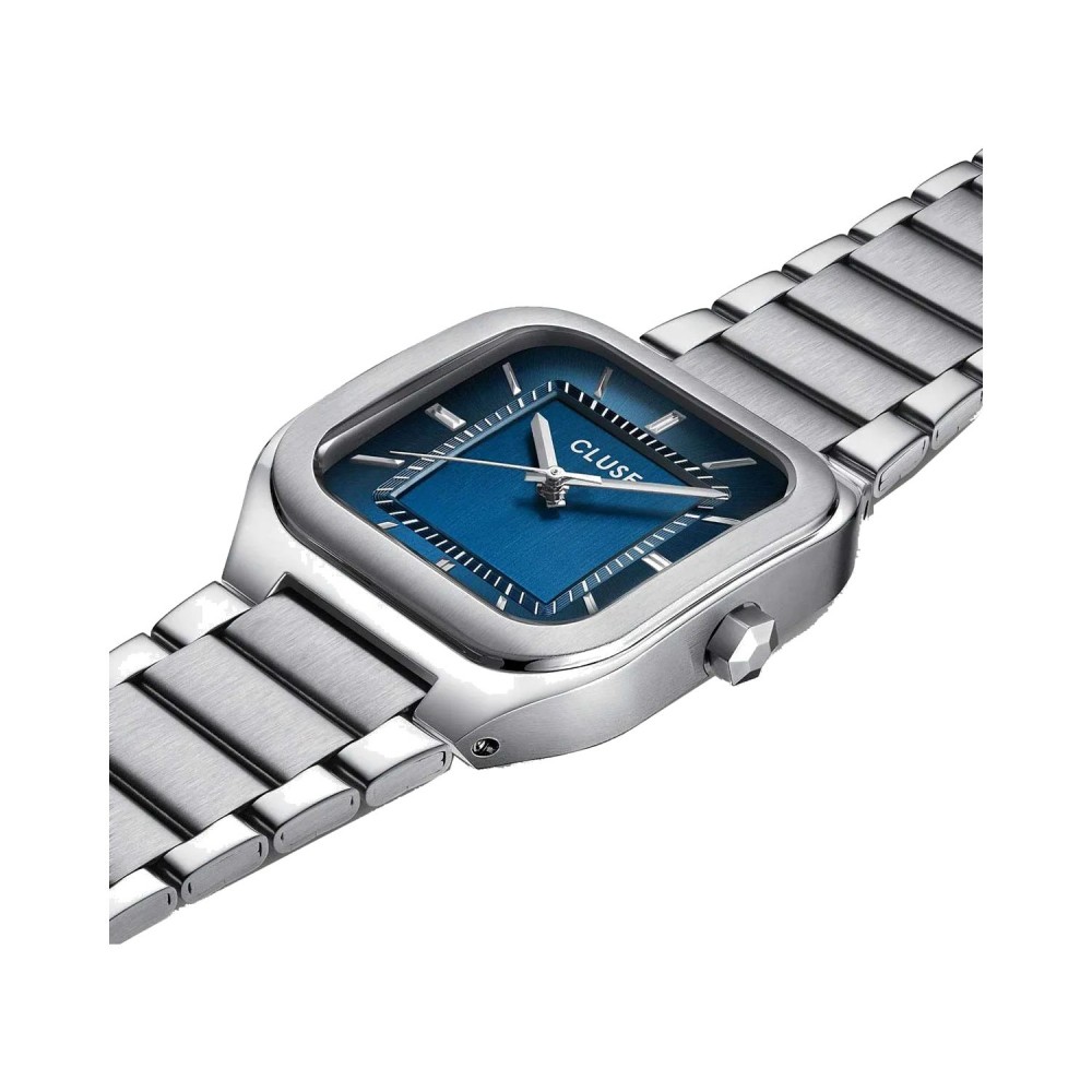 CLUSE Quadrus Ανδρικό Ρολόι  Ανοιξείδωτο Ατσάλι μπρασελέ CW25701