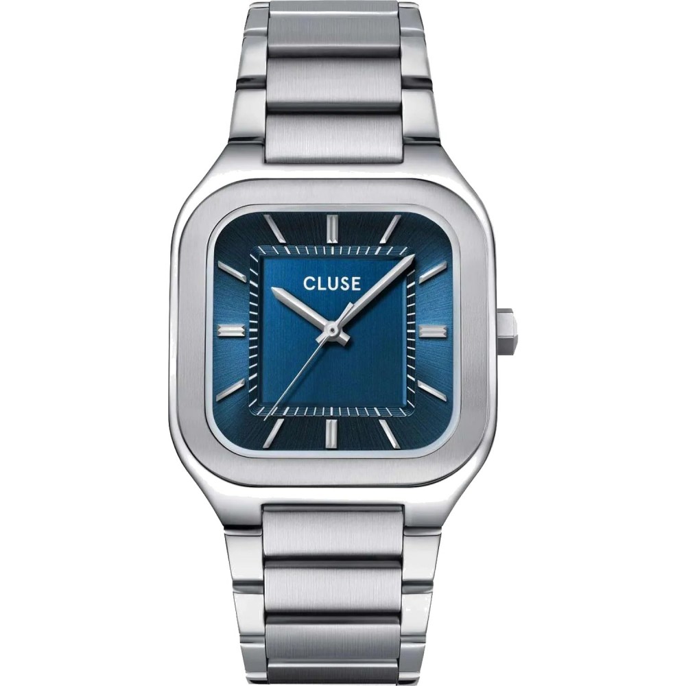 CLUSE Quadrus Ανδρικό Ρολόι  Ανοιξείδωτο Ατσάλι μπρασελέ CW25701