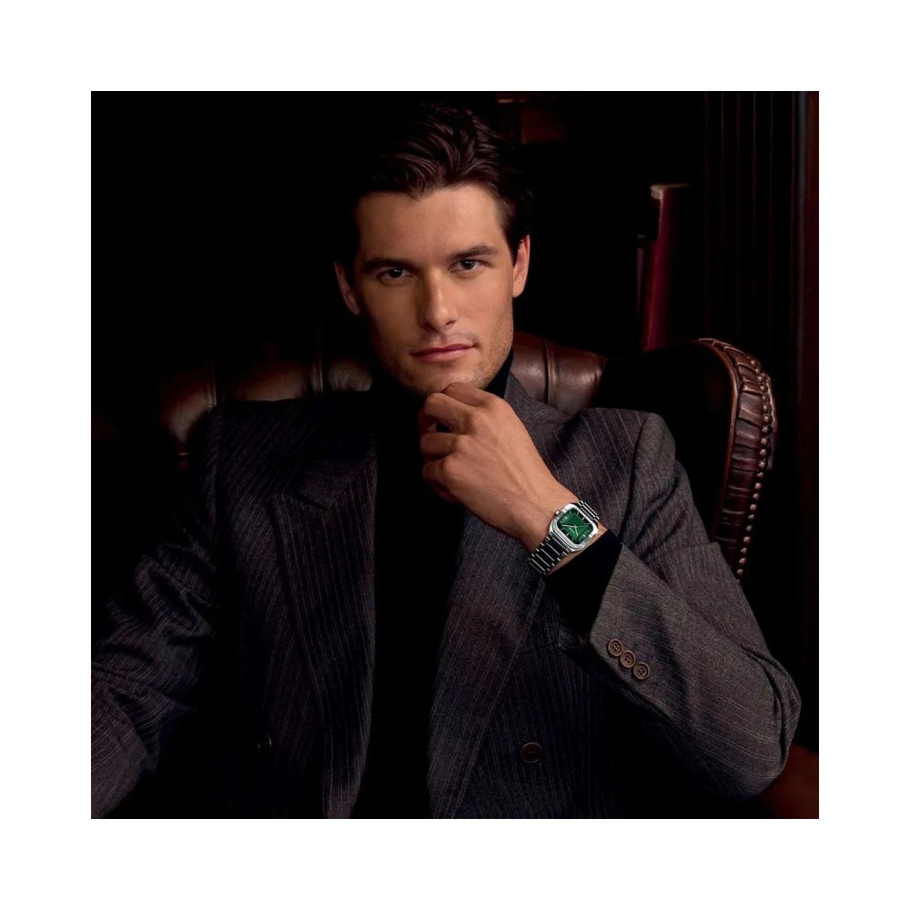 CLUSE Quadrus Ανδρικό Ρολόι  Ανοιξείδωτο Ατσάλι μπρασελέ CW25702