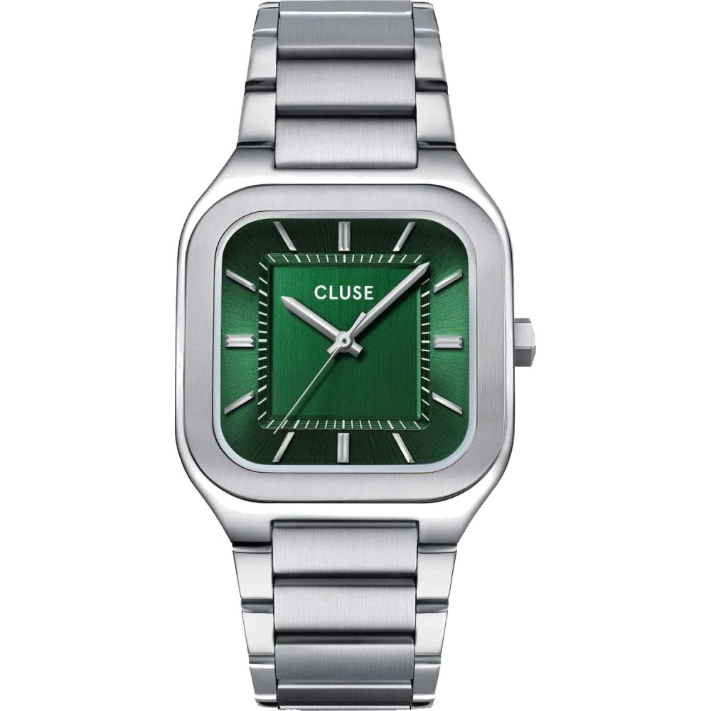 CLUSE Quadrus Ανδρικό Ρολόι  Ανοιξείδωτο Ατσάλι μπρασελέ CW25702