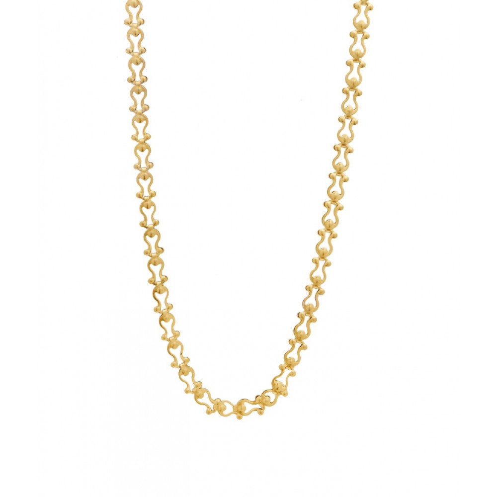 Cactus Jewelry Κολιέ Gerrie Επιχρυσωμένη ατσάλινη αλυσίδα 12-1648