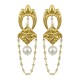 DESPERATE DESIGN FINA Earrings Gold Bronze Pearls 