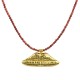 DESPERATE DESIGN ALEJANDRO Necklace Gold Bronze Red Hematite