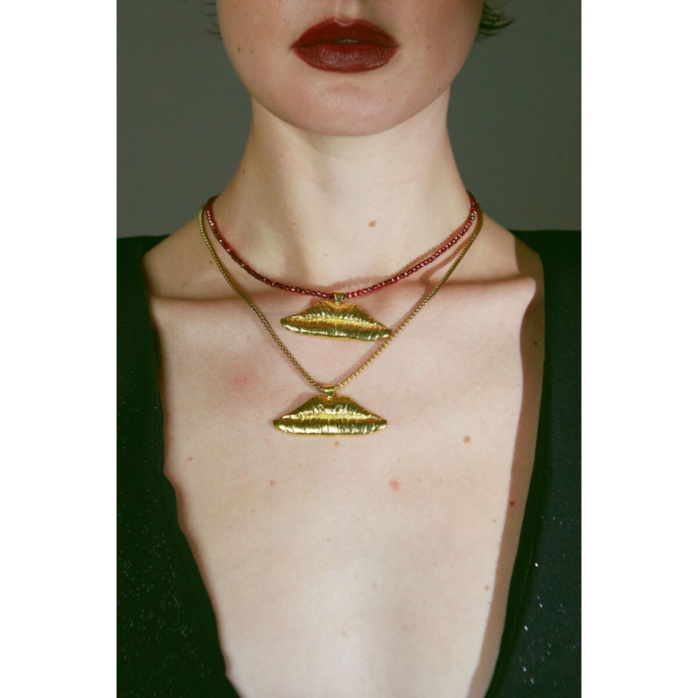 DESPERATE DESIGN SILVIA Necklace Gold Bronze 