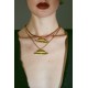 DESPERATE DESIGN SILVIA Necklace Gold Bronze 
