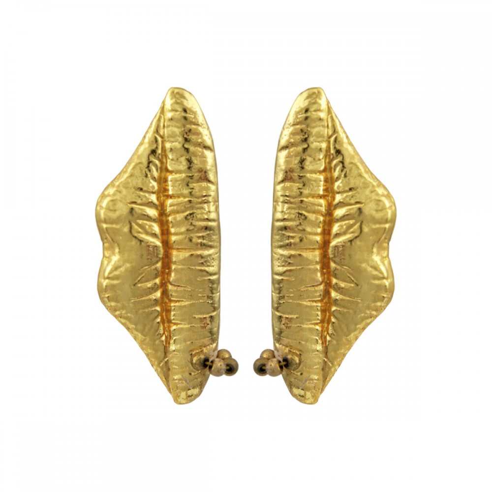 DESPERATE DESIGN Silvia Earrings Gold Bronze 