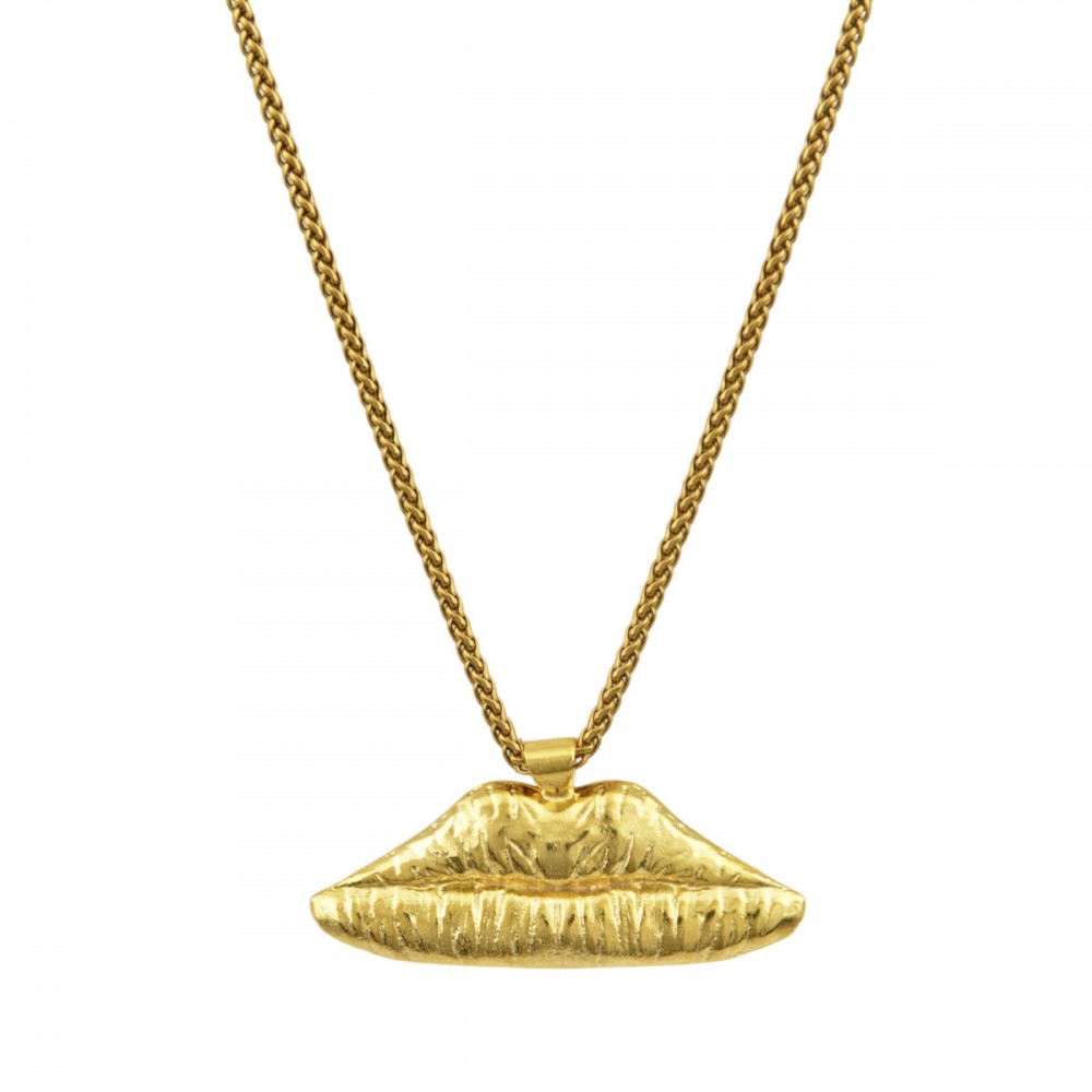 DESPERATE DESIGN SILVIA Necklace Gold Bronze 