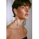 DESPERATE DESIGN SONIA Earrings Gold Bronze White Black Pearls