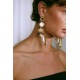 DESPERATE DESIGN SONIA Earrings Gold Bronze White Black Pearls