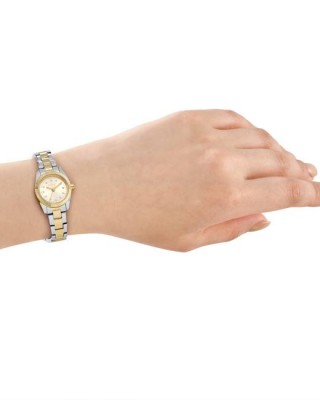 DKNY Mini Ρολόι Γυναικείο Δίχρωμο Ανοξείδωτο Μπρασελέ DK1L125M0045