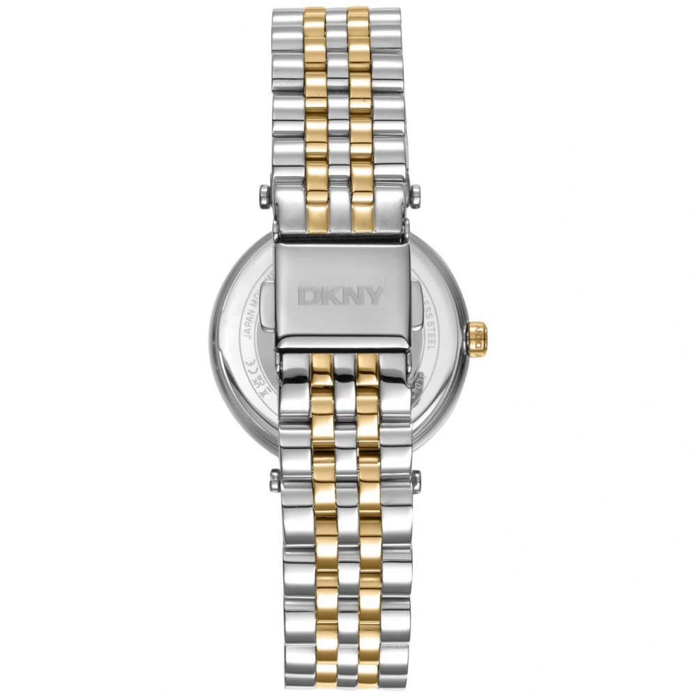 DKNY Essential Glitz Ρολόι Γυναικείο Δίχρωμο Ανοξείδωτο Μπρασελέ DK1L042M0065