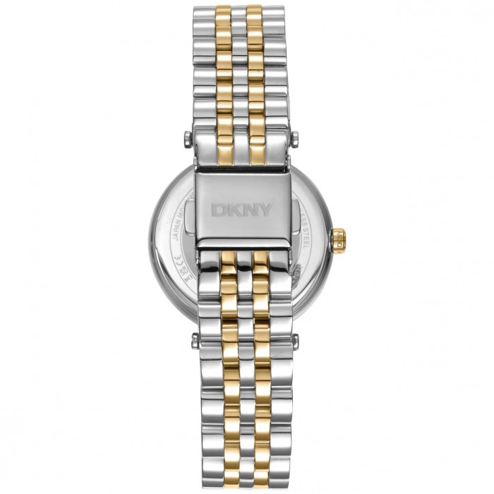 DKNY Essential Glitz Ρολόι Γυναικείο Δίχρωμο Ανοξείδωτο Μπρασελέ DK1L042M0065