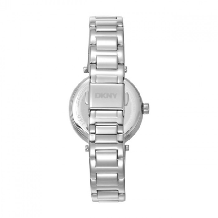 DKNY Evening Ρολόι Γυναικείο Ασημί Ανοξείδωτο Μπρασελέ DK1L093M0035