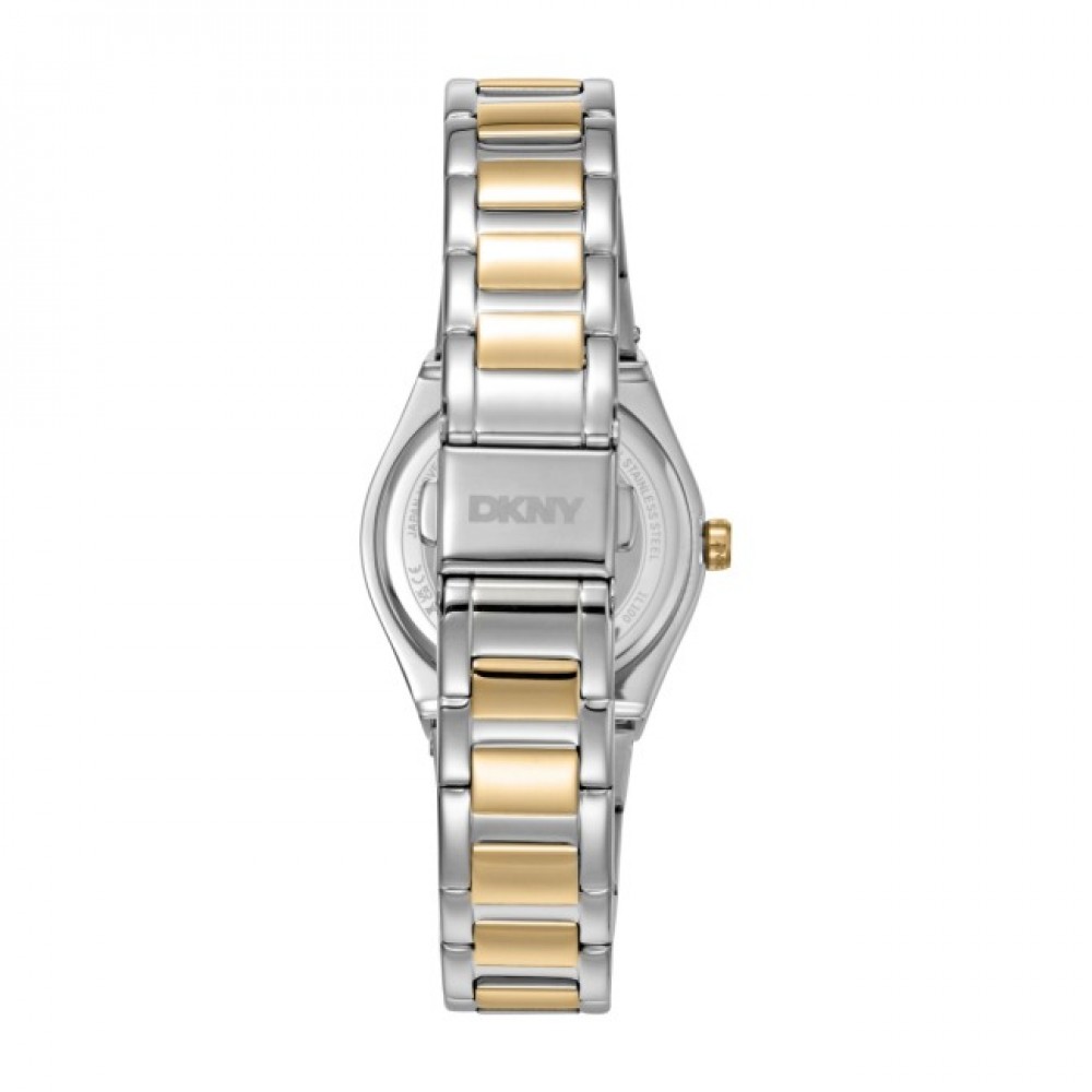 DKNY Evening Ρολόι Γυναικείο Δίχρωμο Ανοξείδωτο Μπρασελέ DK1L100M0125 DKNY Evening Ρολόι Γυναικείο Δίχρωμο Ανοξείδωτο Μπρασελέ DK1L100M0125