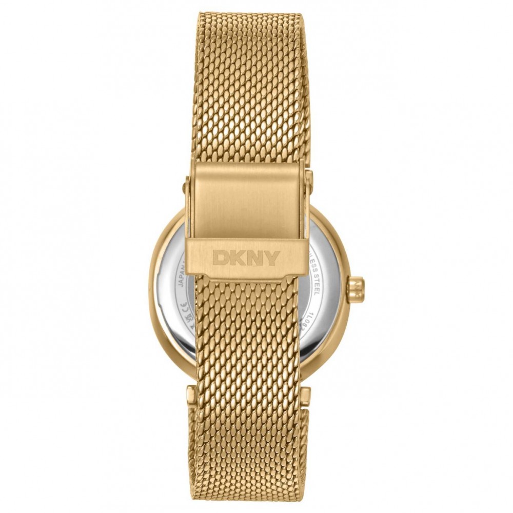 DKNY Evening Ρολόι Γυναικείο Χρυσό Ανοξείδωτο Μπρασελέ DK1L082M0035