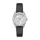 DKNY Logo Set Ρολόι με Βραχιόλι Μαύρο Δερμάτινο Λουρί DK1L145L0015