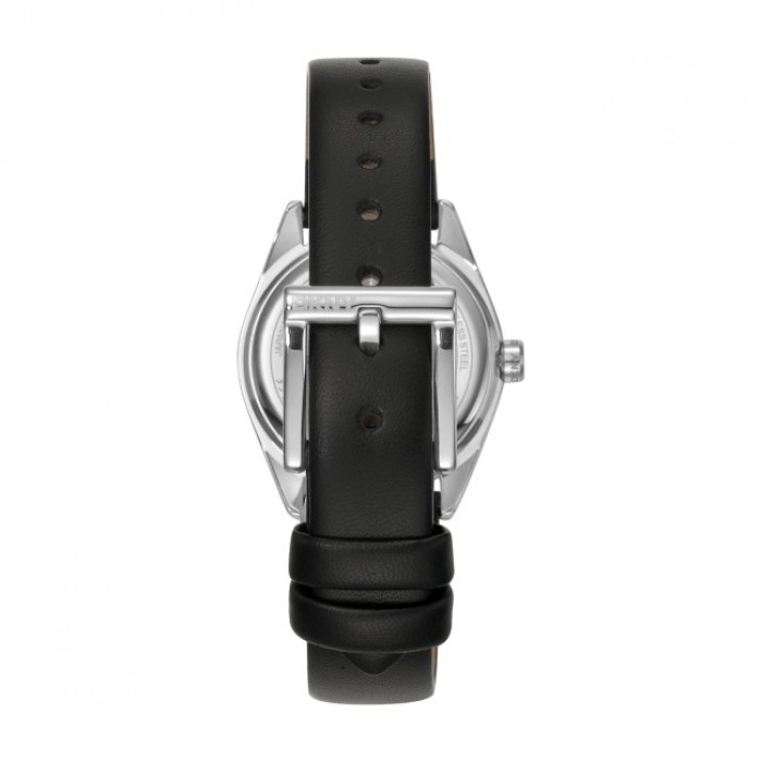 DKNY Logo Set Ρολόι με Βραχιόλι Μαύρο Δερμάτινο Λουρί DK1L145L0015