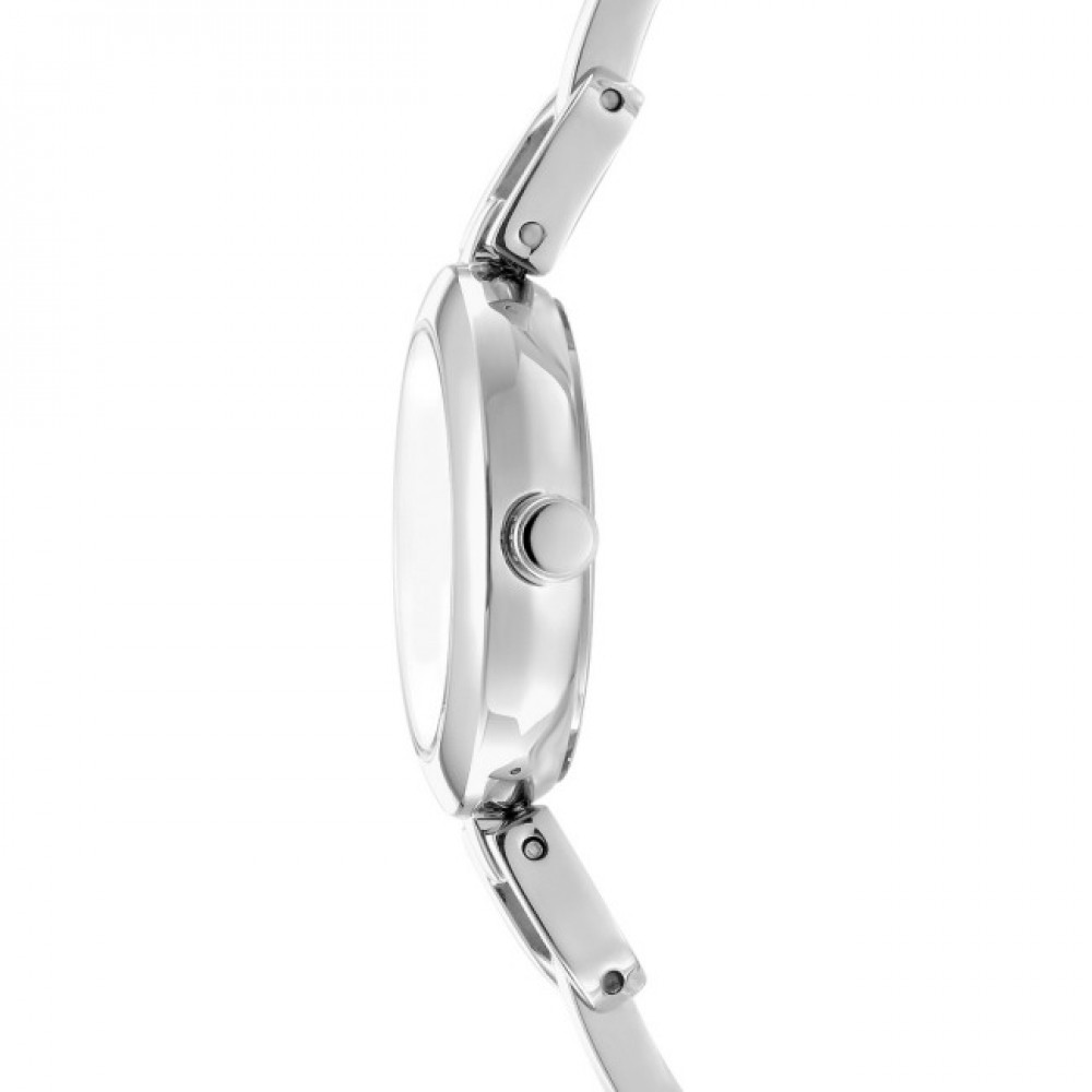 DKNY Half Bangle Ρολόι Γυναικείο Ασημί Ανοξείδωτο Μπρασελέ DK1L161M0035