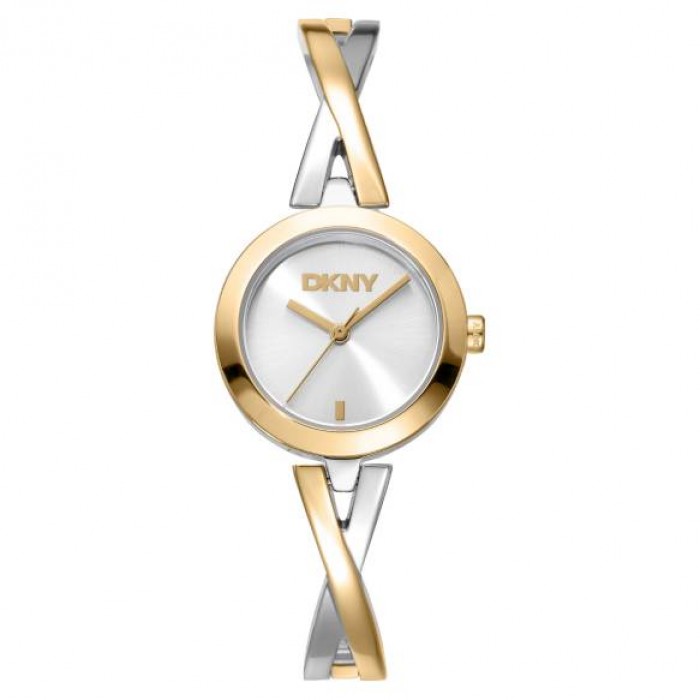 DKNY Half Bangle Ρολόι Γυναικείο Δίχρωμο Ανοξείδωτο Μπρασελέ DK1L170M0025 DKNY Half Bangle Ρολόι Γυναικείο Δίχρωμο Ανοξείδωτο Μπρασελέ DK1L170M0025