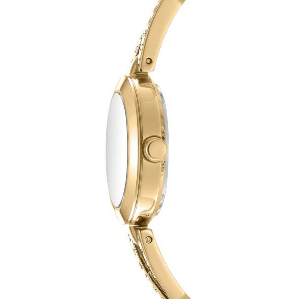 DKNY Half Bangle Ρολόι Γυναικείο Χρυσό Ανοξείδωτο Μπρασελέ DK1L170M0225