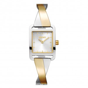 DKNY City Bangle Ρολόι Γυναικείο Δίχρωμο Ανοξείδωτο Μπρασελέ DK1L005M0115