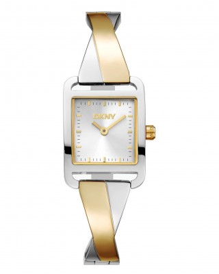 DKNY City Bangle Ρολόι Γυναικείο Δίχρωμο Ανοξείδωτο Μπρασελέ DK1L005M0115
