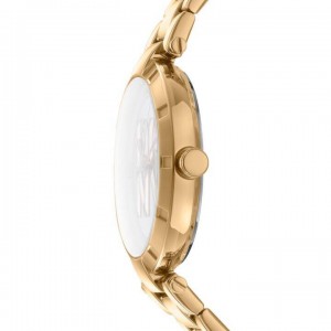 DKNY Essential Logo Ρολόι Γυναικείο Δίχρωμο Ανοξείδωτο Μπρασελέ DK1L041M0065