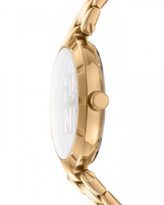 DKNY Essential Logo Ρολόι Γυναικείο Δίχρωμο Ανοξείδωτο Μπρασελέ DK1L041M0065