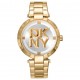 DKNY Essential Logo Ρολόι Γυναικείο Δίχρωμο Ανοξείδωτο Μπρασελέ DK1L041M0065