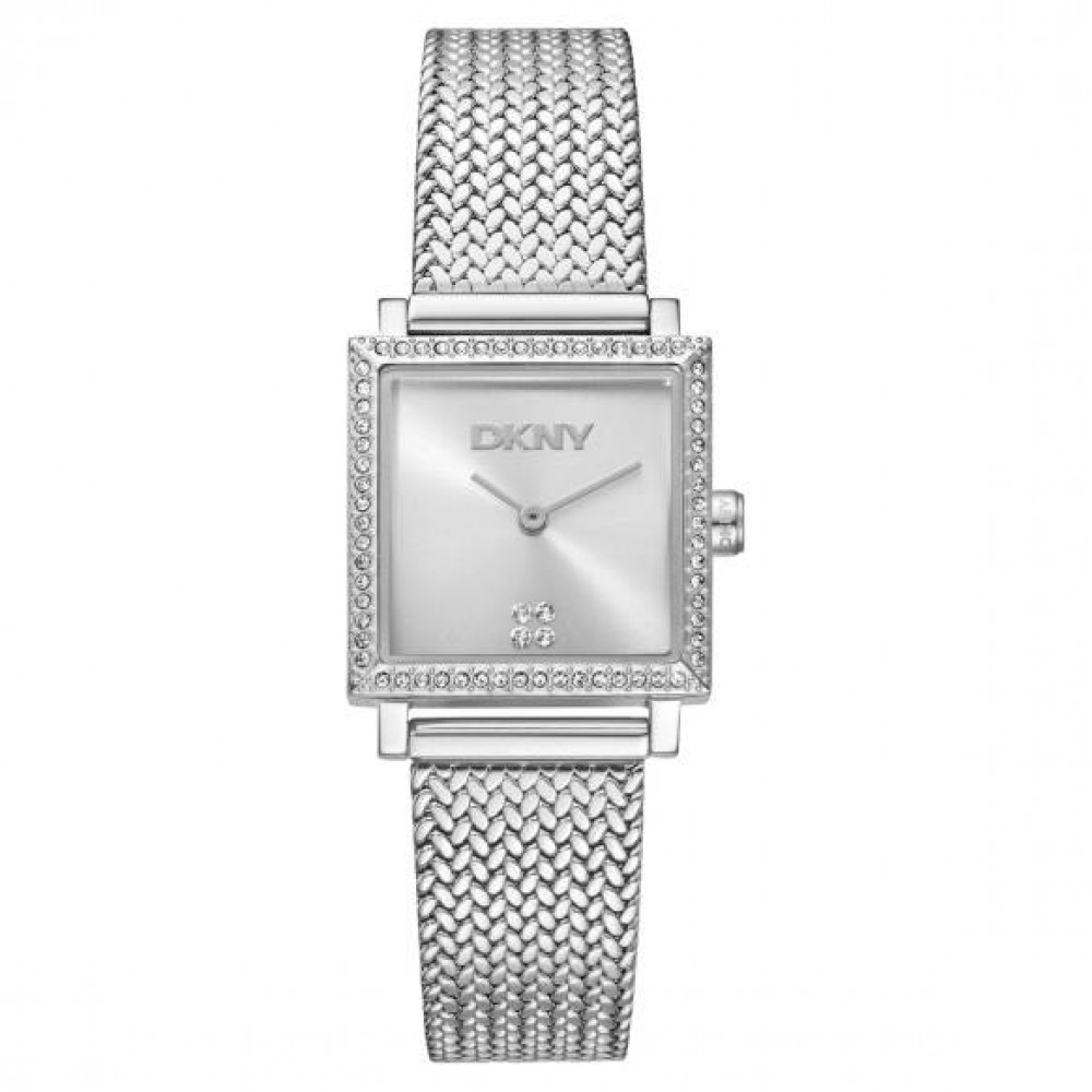 DKNY Milanese Ρολόι Γυναικείο Ασημί Ανοξείδωτο Μπρασελέ DK1L173M0065